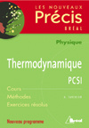 Emprunter Thermodynamique PCSI . Cours Méthodes Exercices résolus livre