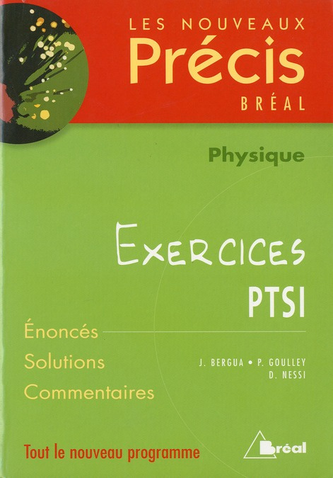 Emprunter Physique PTSI. Exercices livre