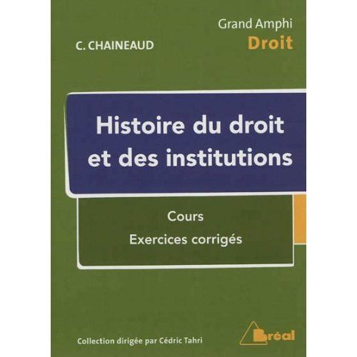 Emprunter Histoire du droit et des institutions livre