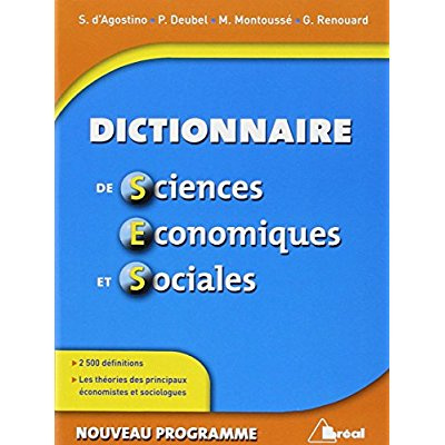 Emprunter Dictionnaire de Sciences Economiques et Sociales livre