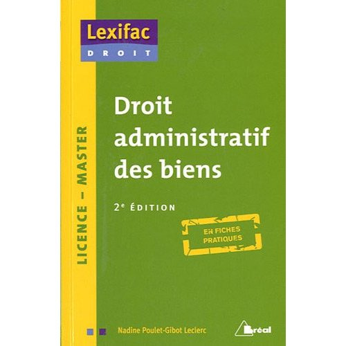 Emprunter Droit administratif des biens livre