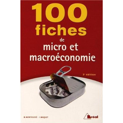 Emprunter 100 fiches de micro et macroéconomie. 3e édition livre