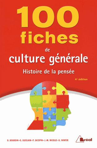 Emprunter 100 fiches de culture générale. Histoire de la pensée, 4e édition livre