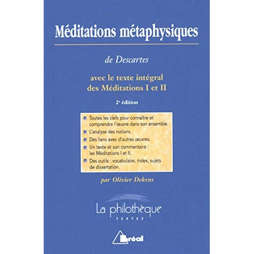Emprunter Méditations métaphysiques. 2e édition livre
