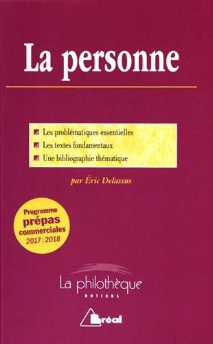 Emprunter La personne. De l'individu à la personne livre