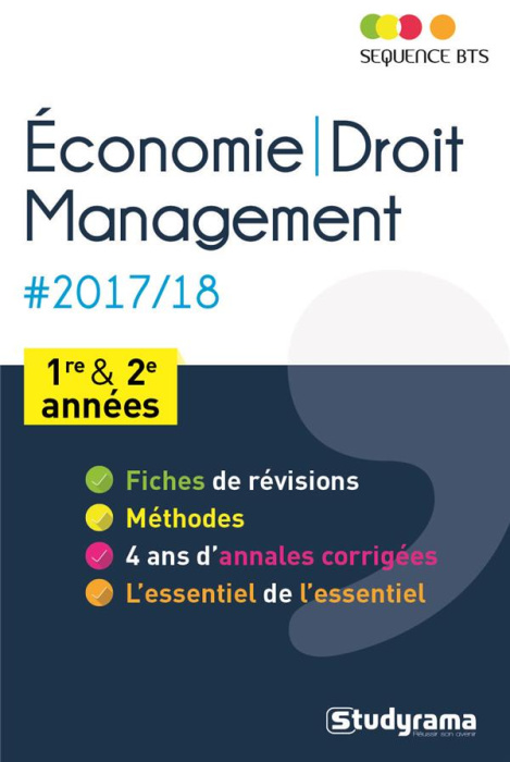 Emprunter Economie-Droit et Management 1re et 2e année BTS tertiaires. Edition 2017-2018 livre