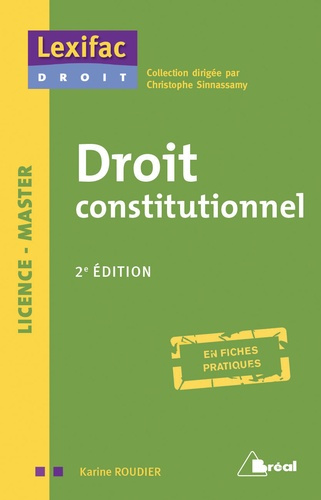 Emprunter Droit constitutionnel Licence-Master. 2e édition livre