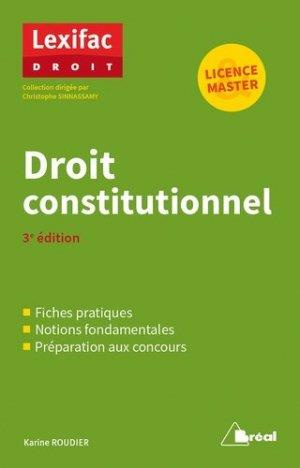 Emprunter Droit constitutionnel. 3e édition livre
