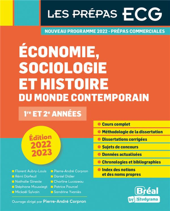 Emprunter Economie, sociologie et histoire du monde contemporain. 1re et 2e années, Edition 2022-2023 livre