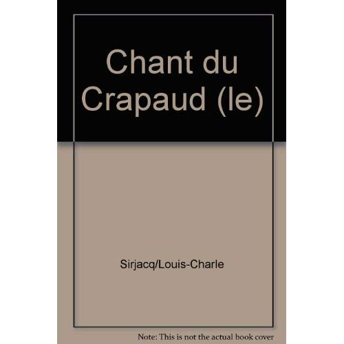 Emprunter Le chant du crapaud livre