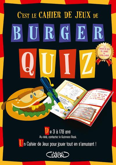 Emprunter Burger quiz. Le cahier de jeux livre