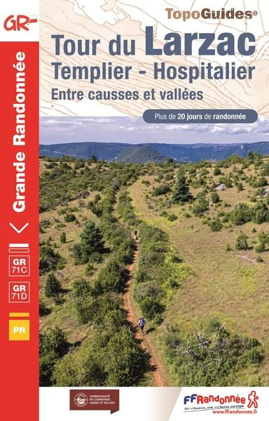 Emprunter GR 71C - 71D : Tour du Larzac, Templier-Hospitalier. Entre causses et vallées livre