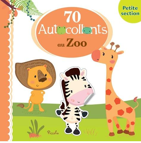 Emprunter 70 autocollants au zoo. Petite section livre