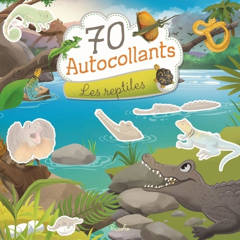 Emprunter Les reptiles. 70 autocollants livre