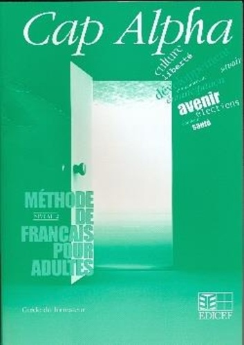 Emprunter Cap alpha niveau 2 guide formateur livre