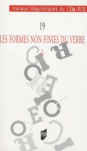 Emprunter Les formes non finies du verbe. Tome 1 livre