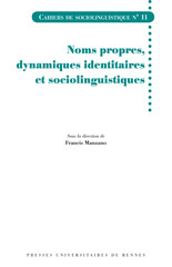 Emprunter Noms propres, dynamiques identitaires et sociolinguistiques livre