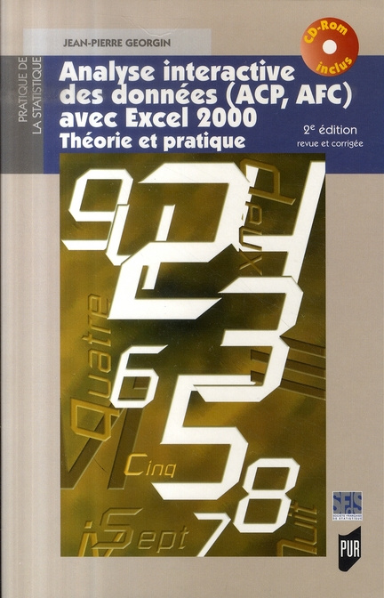 Emprunter Analyse interactive des données (ACP, AFC) avec Excel 2000. Théorie et pratique, 2e édition revue et livre