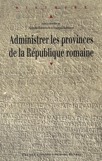 Emprunter Administrer les provinces de la République romaine livre
