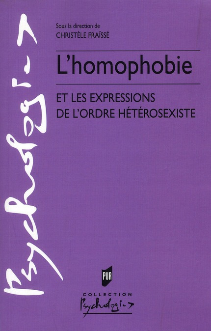 Emprunter L'Homophobie. Et les expressions de l'ordre hétérosexiste livre