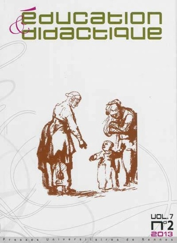 Emprunter Education & didactique Volume 7 N° 2/2013 livre
