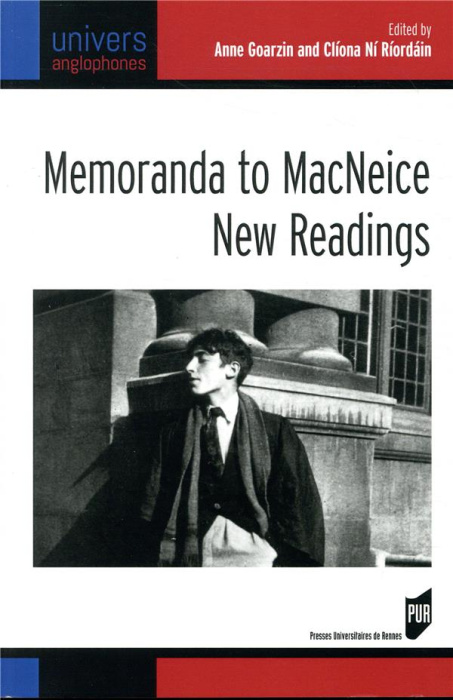 Emprunter MEMORANDA TO MACNEICE : NEW READINGS livre