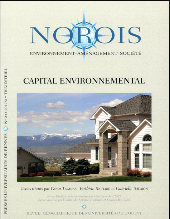 Emprunter Norois N° 243-2017/2 : Capital environnemental livre