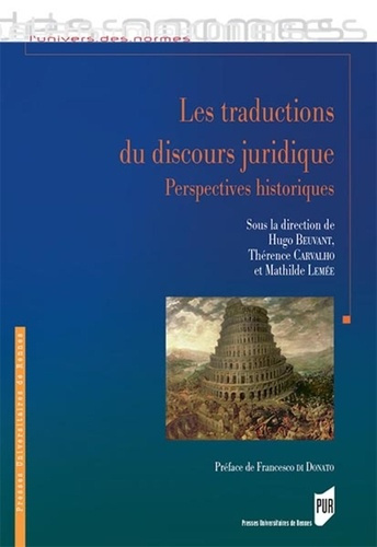 Emprunter Les traductions du discours juridique. Perspectives historiques livre