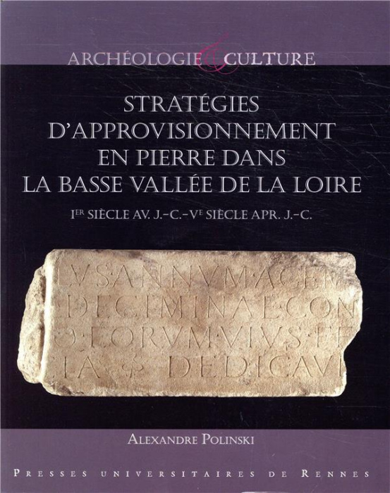 Emprunter Stratégies d'approvisonnement en pierre dans la basse vallée de la Loire. Ier siècle av. J.-C. - Ve livre