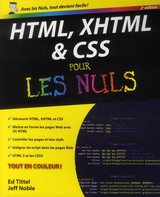 Emprunter HTML, XHTML et CSS pour les nuls. 2e édition livre