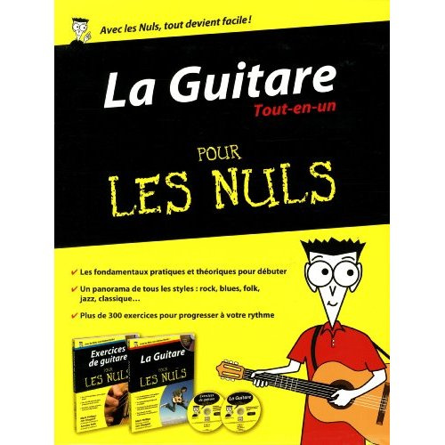 Emprunter La Guitare Tout-en-un pour les nuls. Coffret 2 volumes : La Guitare pour les nuls ; Exercices de gui livre