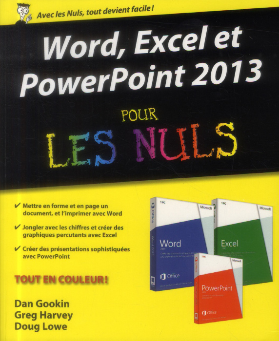 Emprunter Word, Excel et PowerPoint 2013 pour les nuls livre