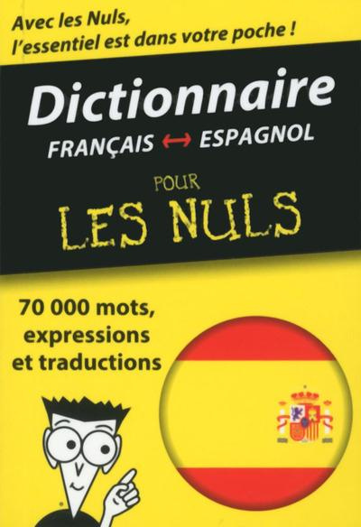 Emprunter Dictionnaire français-espagnol pour les nuls livre