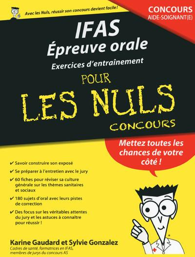 Emprunter IFAS épreuve orale, exercices d'entraînement pour les nuls concours livre