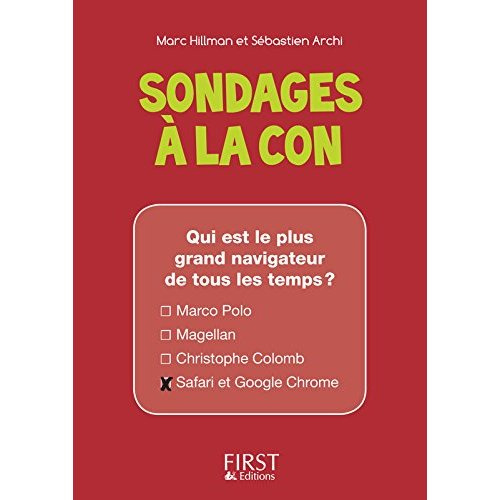 Emprunter Sondages à la con. Plus de 150 QCM et sondages exclusifs livre