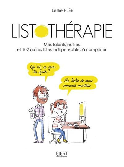Emprunter Listothérapie. Mes talents inutiles et 101 autres listes indispensables à compléter livre