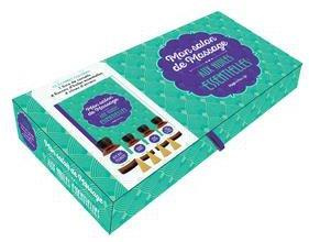 Emprunter Coffret Mon salon de massage aux huiles essentielles. Avec 4 flacons d'huiles essentielles, 4 cônes livre