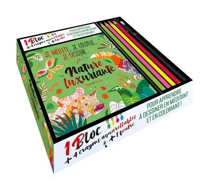 Emprunter Coffret Nature luxuriante. Avec 1 bloc, 4 crayons aquarellables et 1 feutre livre