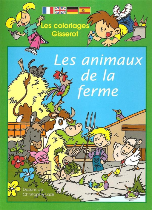 Emprunter Les animaux de la ferme - Coloriages livre