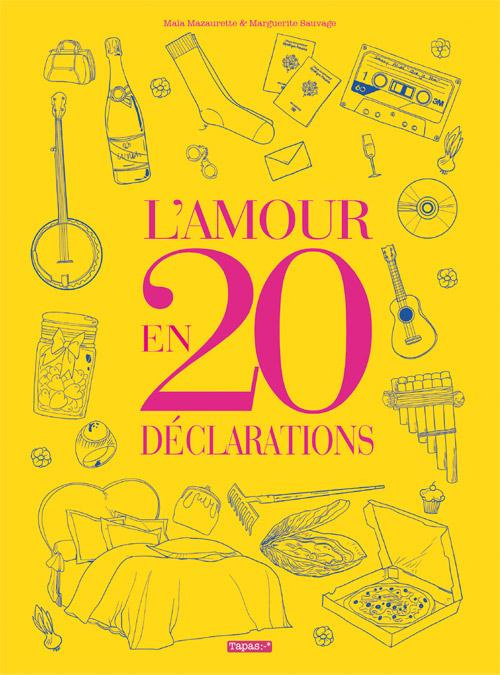 Emprunter L'amour en 20 déclarations livre