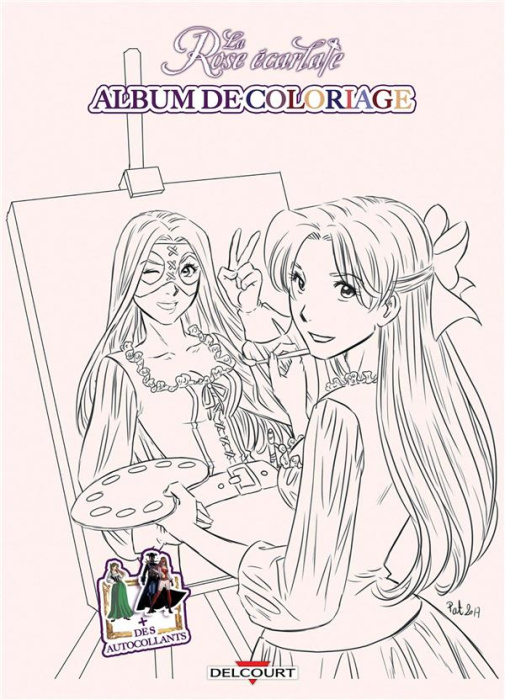 Emprunter La rose écarlate. L'album de coloriage livre