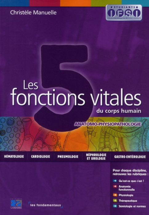Emprunter LES 5 FONCTIONS VITALES DU CORPS HUMAIN livre