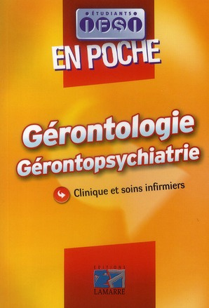 Emprunter GERONTOLOGIE GERONTOPSYCHIATRIE EN POCHE livre