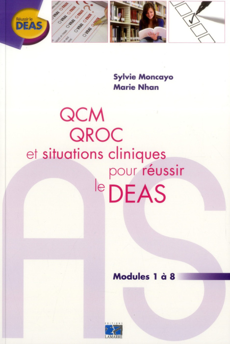 Emprunter Qcm qroc et situations cliniques pour réussir le DEAS livre