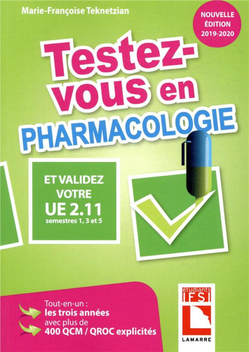 Emprunter Testez vous en pharmacologie livre