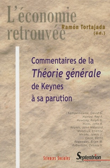 Emprunter Commentaires de la Théorie générale de Keynes à sa parution livre