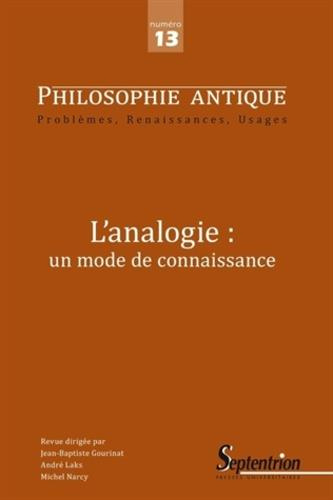 Emprunter Philosophie antique N° 13/2013 : Analogie et connaissance livre