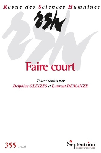 Emprunter Revue des Sciences Humaines N° 355, 3/2024 : Faire court livre