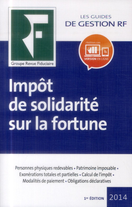 Emprunter IMPOT DE SOLIDARITE SUR LA FORTUNE 2014 livre