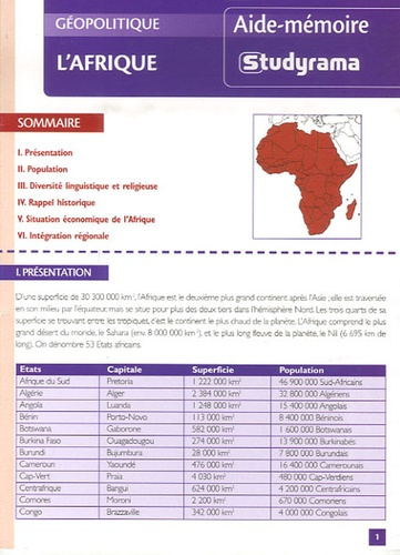 Emprunter L'Afrique livre